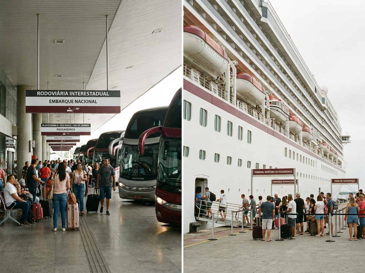 Direitos do viajante em ônibus e cruzeiros