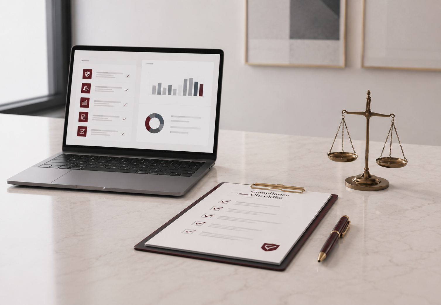Organização de evidências para auditoria de conformidade empresarial